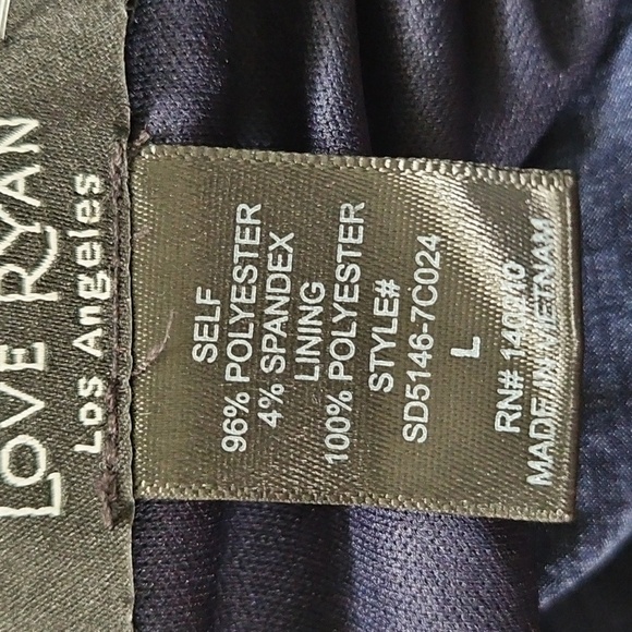 Love Ryan Navy Blue with Print Spaghetti Strap Jumpsuit - Picture 13 of 16